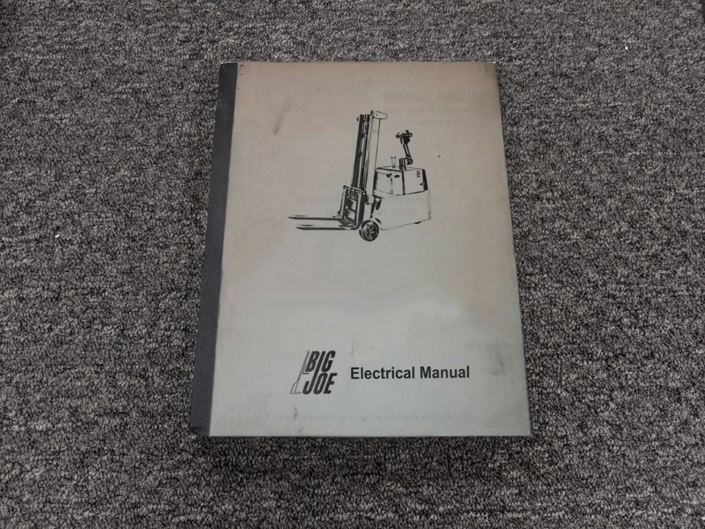 BIG JOE CB22 FORKLIFT Electric Wiring Diagram Manual BIG JOE CB22 FORKLIFT Electric Wiring Diagram Manual