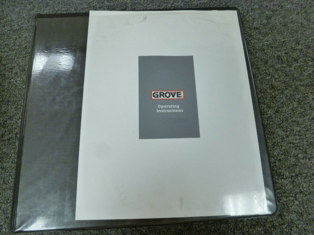 Grove SM2634E IND Lift Owner Operator Maintanance Manual Grove SM2634E IND Lift Owner Operator Maintanance Manual
