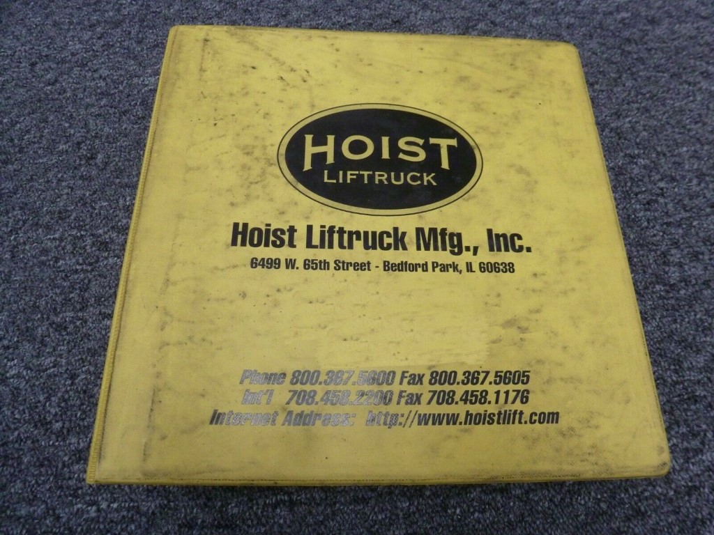 HOIST E150 FORKLIFT Shop Service Repair Manual HOIST E150 FORKLIFT Shop Service Repair Manual