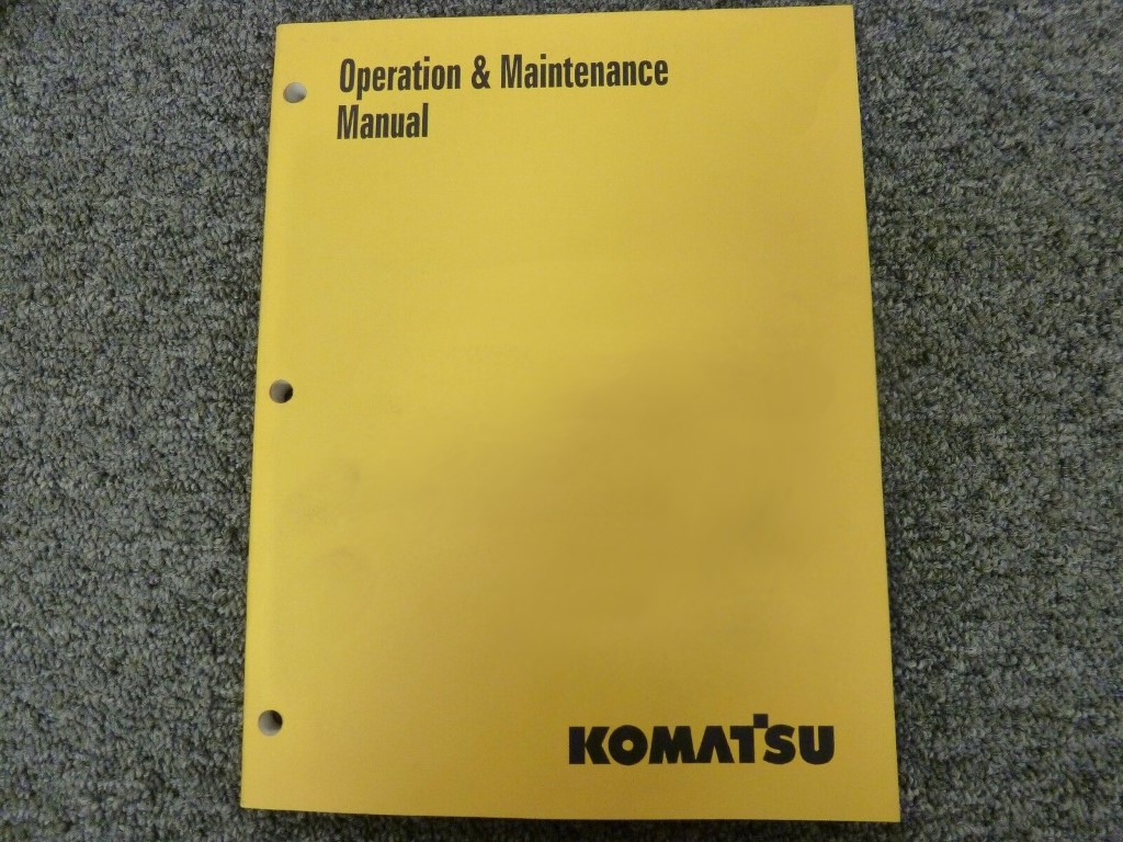 KOMATSU FD50AYT10 FORKLIFT Owner Operator Maintanance Manual