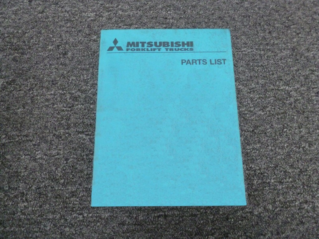 MITSUBISHI SBP12N FORKLIFT Parts Catalog Manual MITSUBISHI SBP12N FORKLIFT Parts Catalog Manual