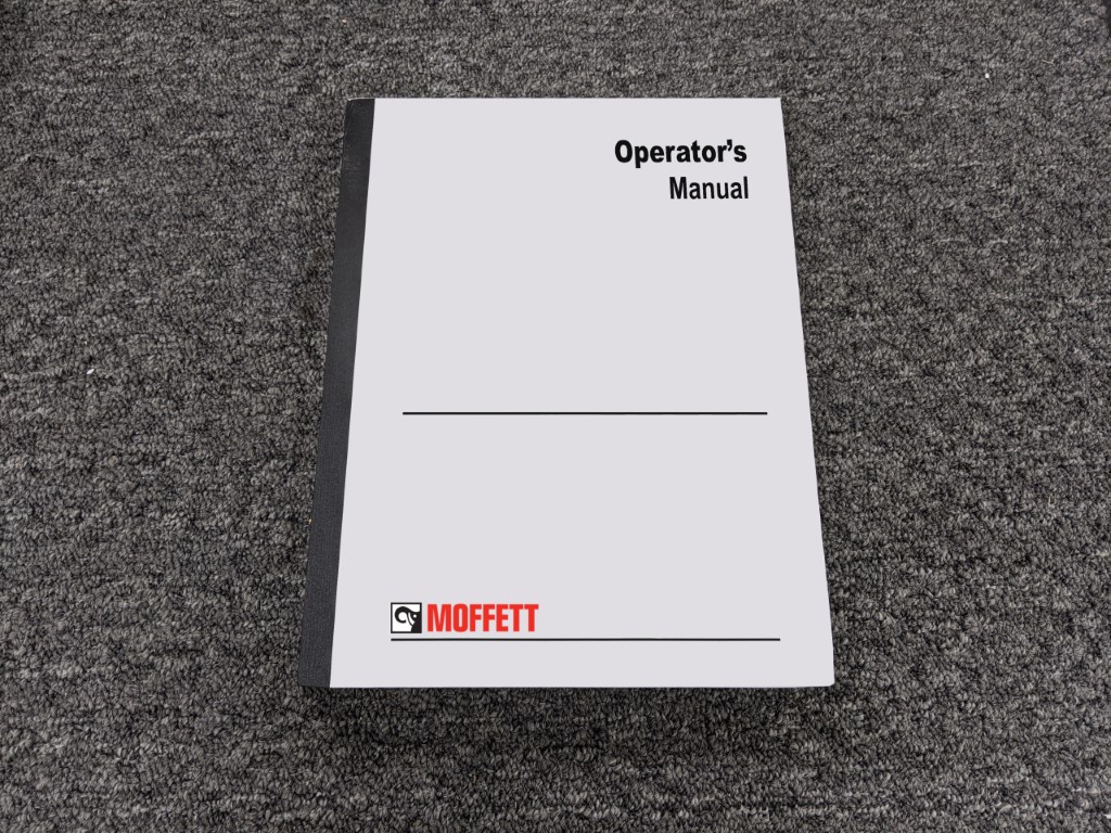 MOFFETT M8M55 FORKLIFT Owner Operator Maintanance Manual MOFFETT M8M55 FORKLIFT Owner Operator Maintanance Manual