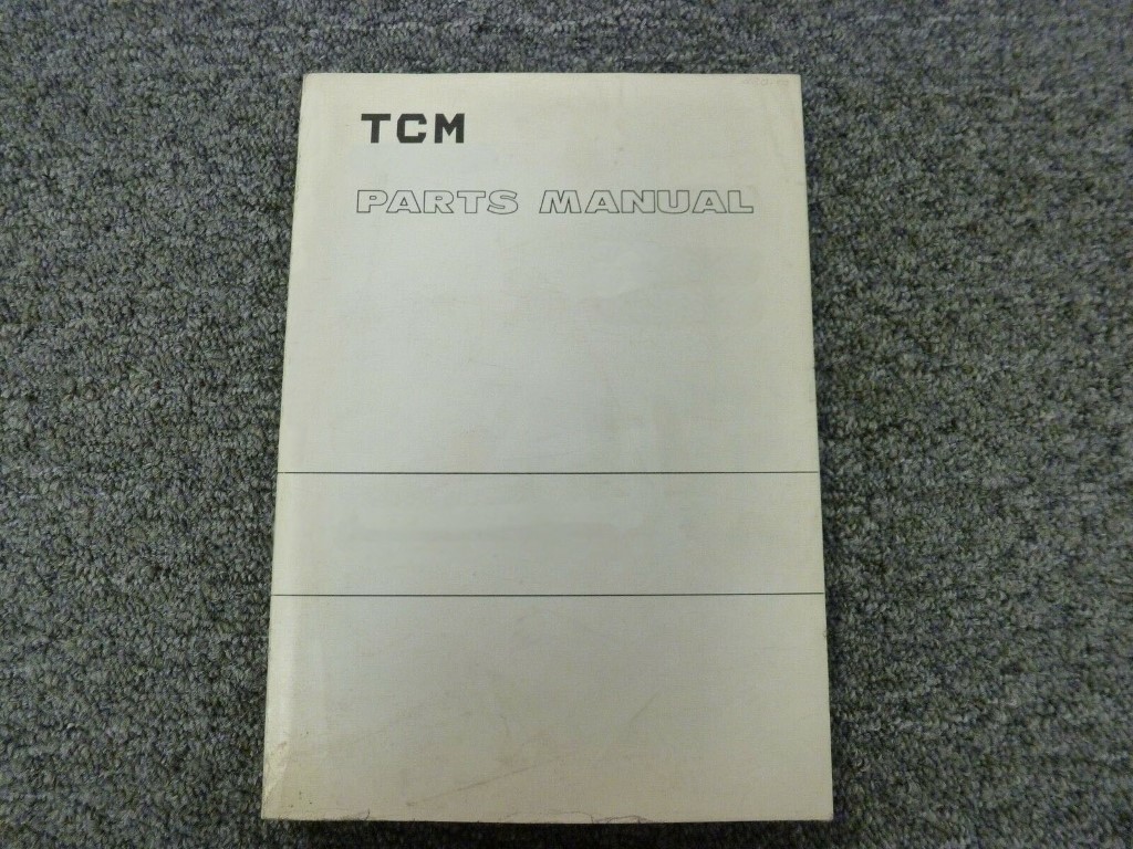 TCM FVB25H4 Forklift Parts Catalog Manual TCM FVB25H4 Forklift Parts Catalog Manual